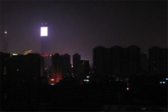 停電了